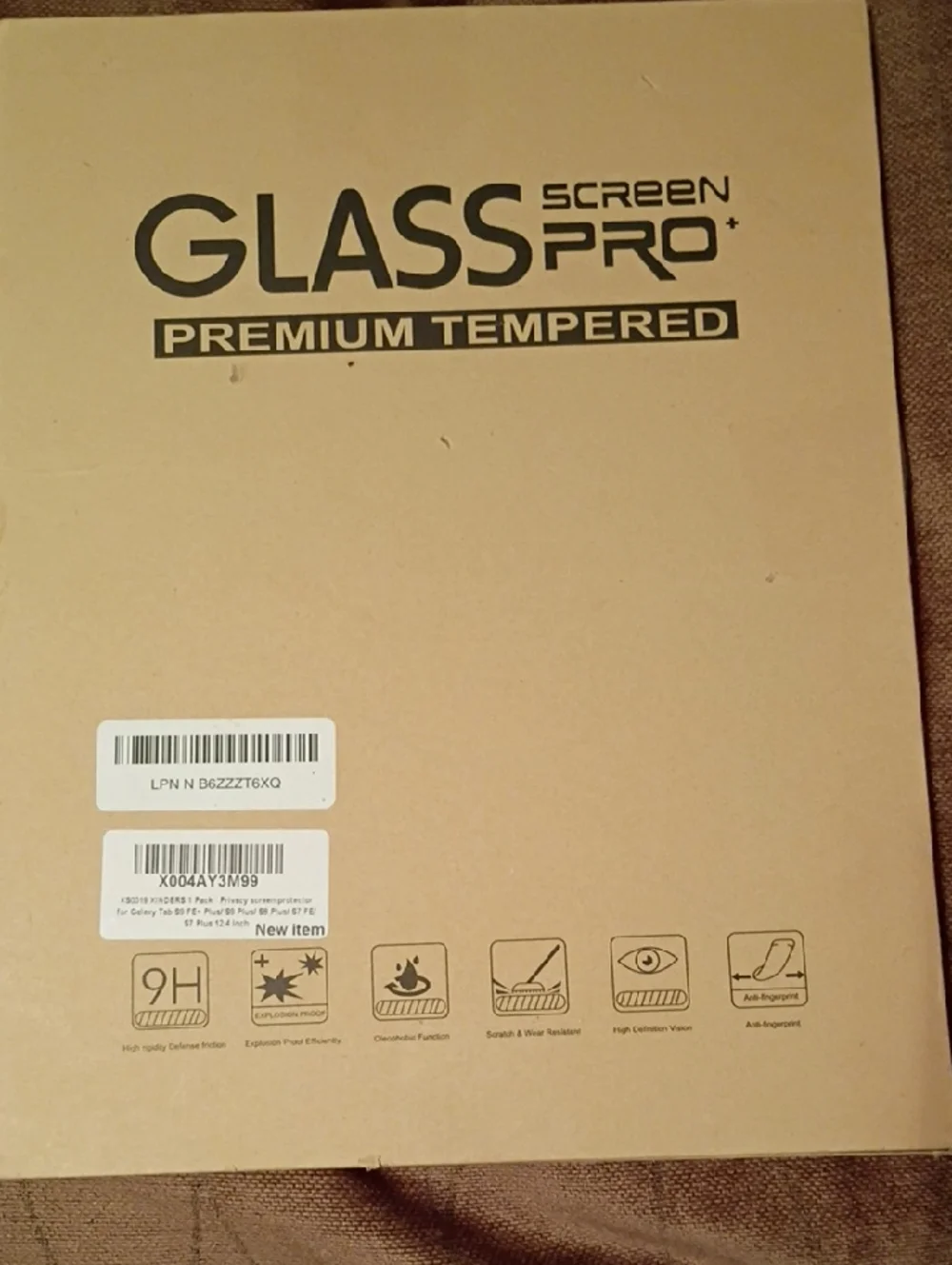 GLASS Screen Pro+ Premium Tempered Glass Screen Protector - Beige